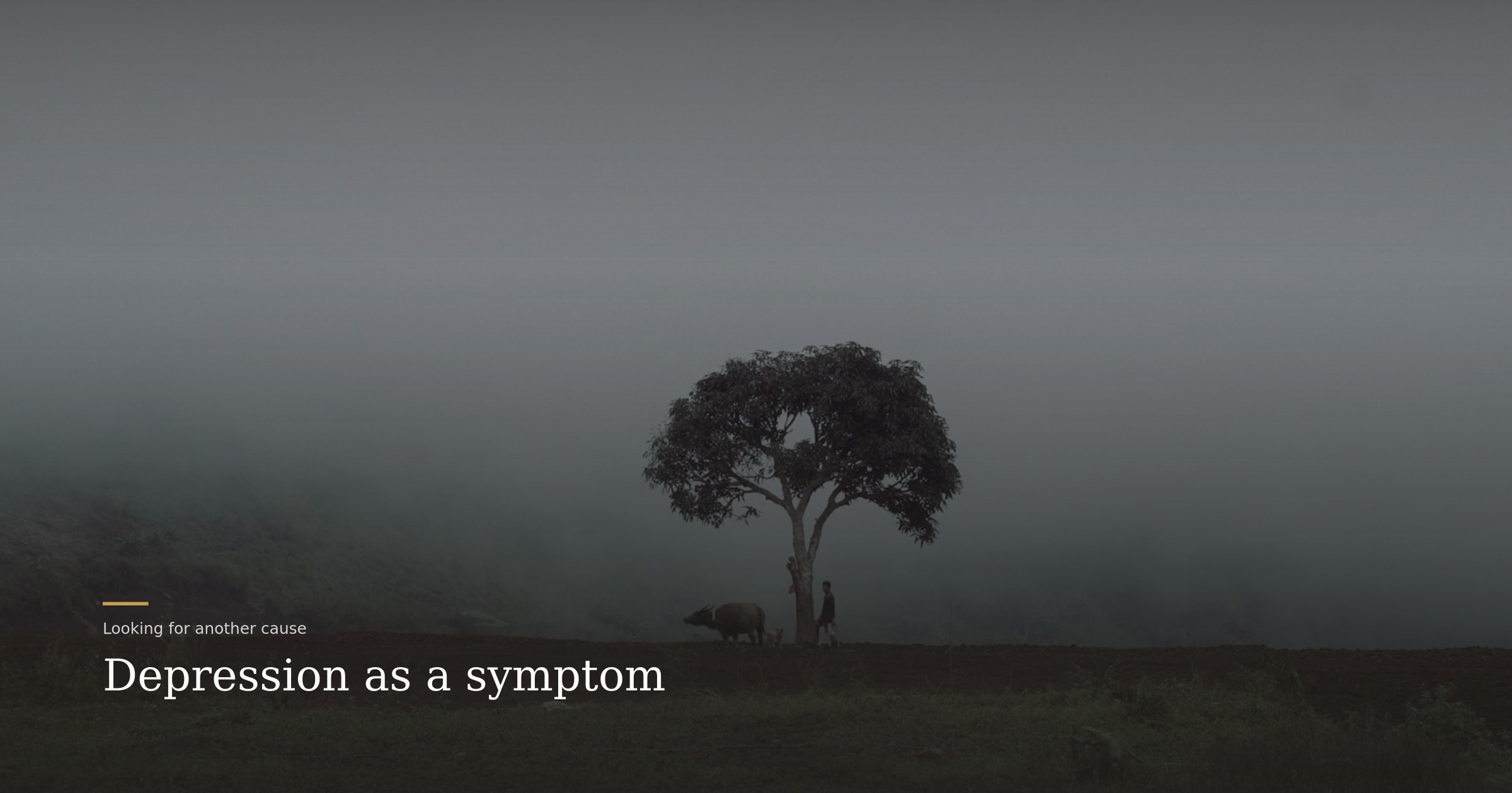 Helyx Health article: Depression as a symptom